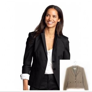 Banana Republic - Khaki Stretch 2-Button Blazer